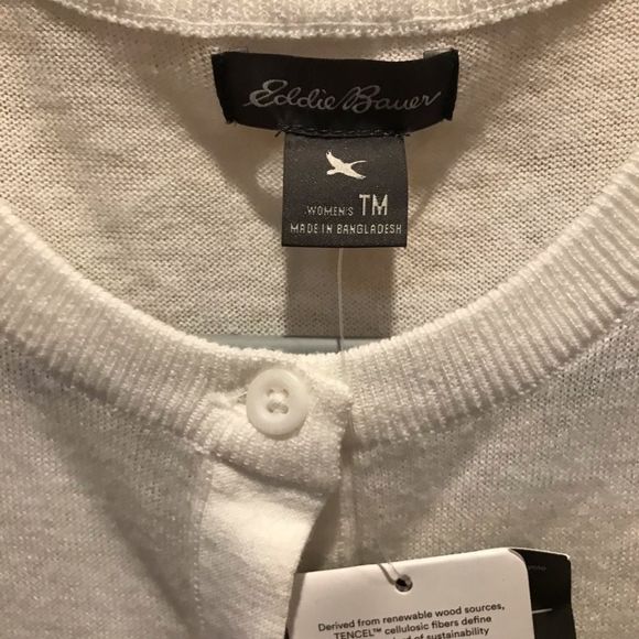 NWT $70 Eddie Bauer |  Christine | in Tranquil Snow (Tall) - Picture 4 of 9